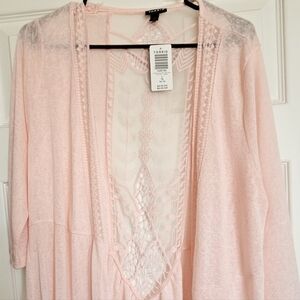 Pink Torrid cardigan new with tags